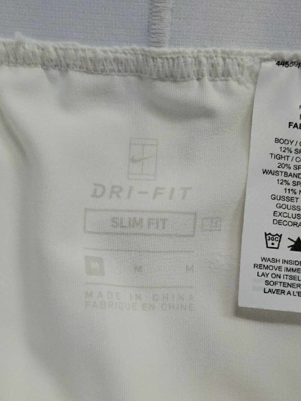 Nike White Pleated Tennis Skort with Built-In Shorts - Picture 7 of 9